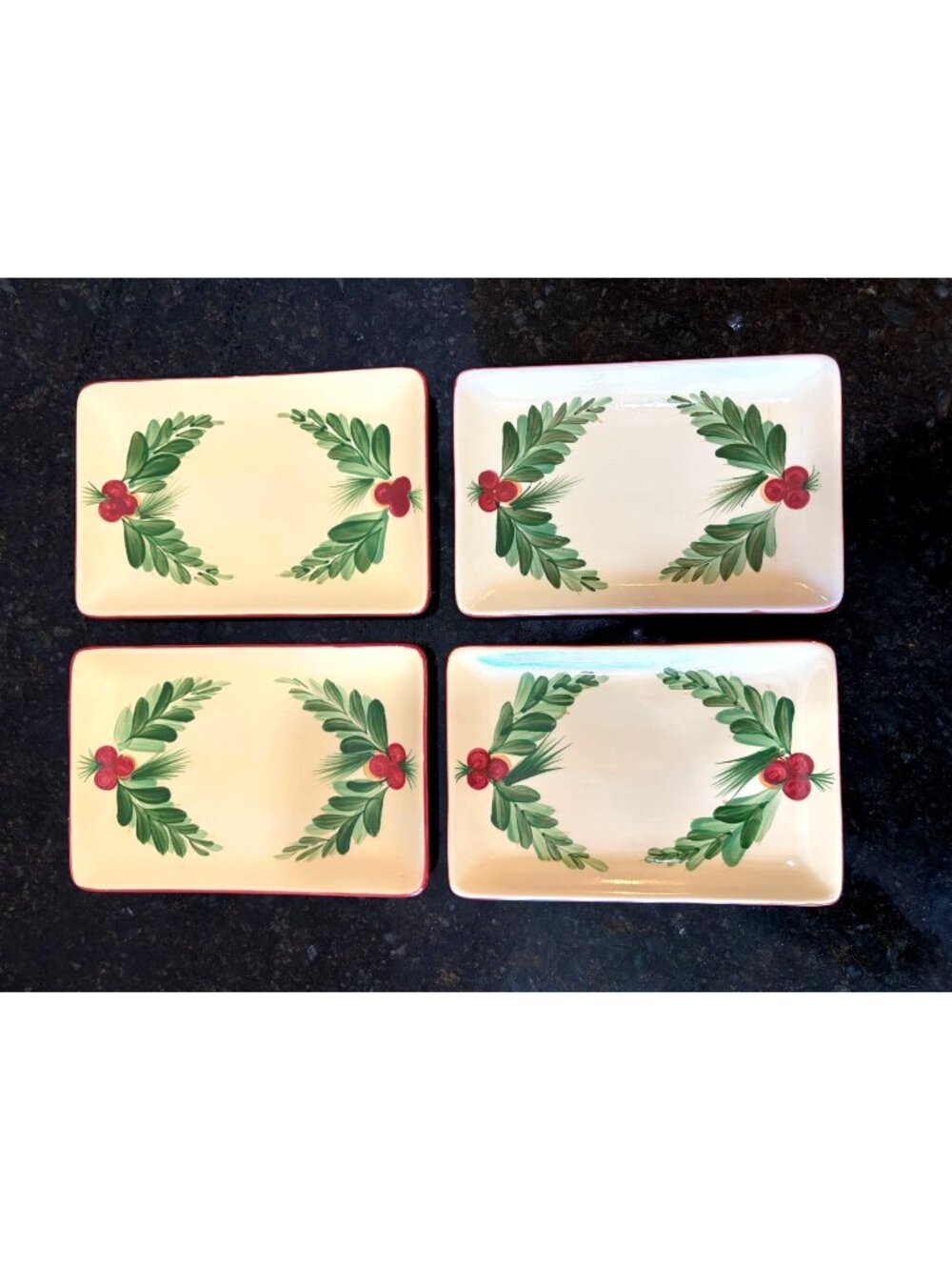 Southern Living Christmas Memories, Gail Pittman 8" Appetizer Plates (Qty.4)
